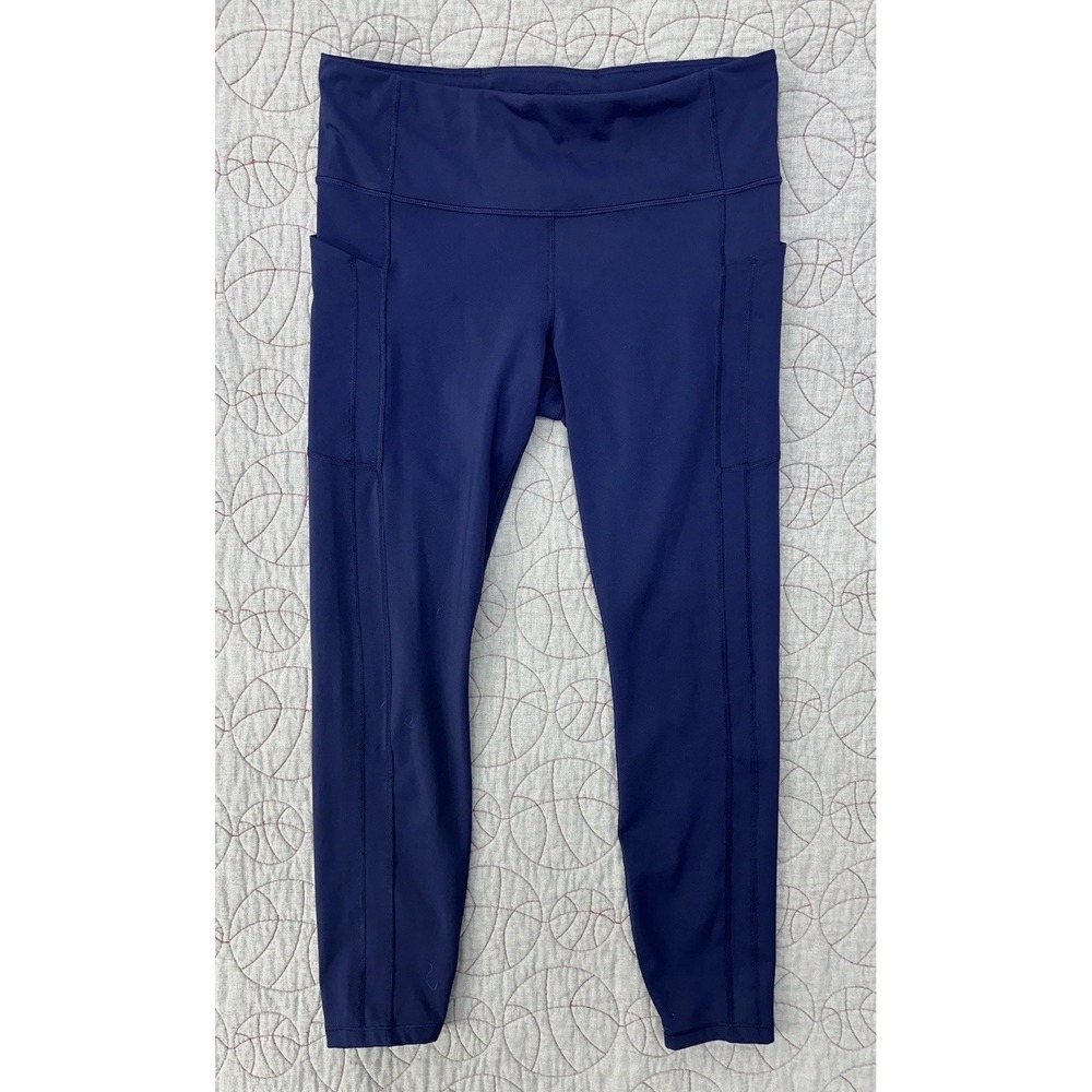 Athleta Ultimate Stash Pocket II 7/8 Tight Dress Blue Size‎ Large Tall 987242